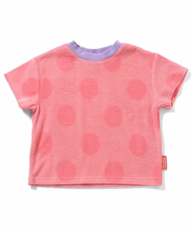 【リンク】総柄パイルTシャツ(セットアップ可)