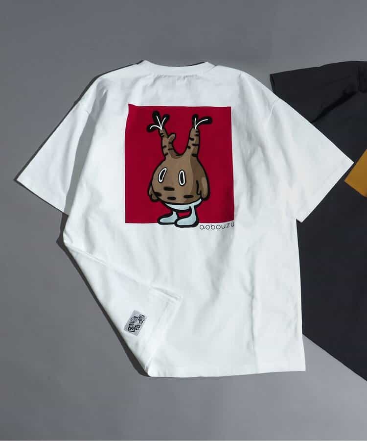 ★SALE★aobouzuコラボ　バックプリントTシャツ (オトナ）