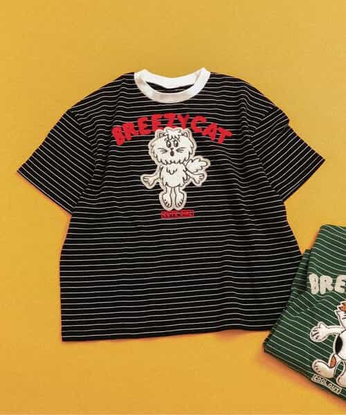 BREEZY CATS サガラワッペンTシャツ