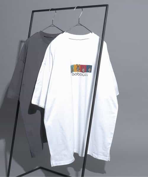 ★SALE★aobouzuコラボ　フロント刺繍Ｔシャツ(オトナ）