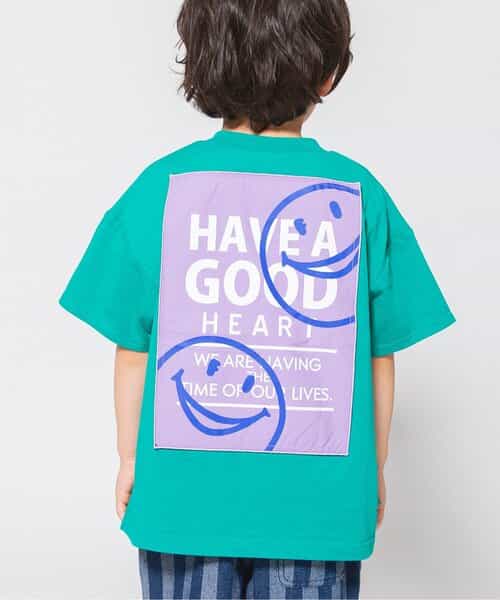 ★SALE★WEB限定 バックプリントアップリケTシャツ