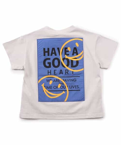 ★SALE★WEB限定 バックプリントアップリケTシャツ