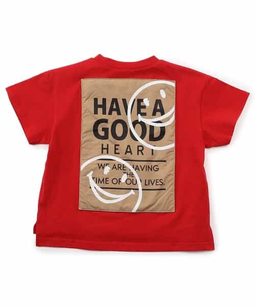 ★SALE★WEB限定 バックプリントアップリケTシャツ