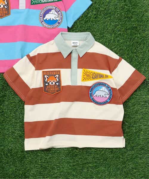 【旭山動物園応援商品】ワッペンラガーシャツ