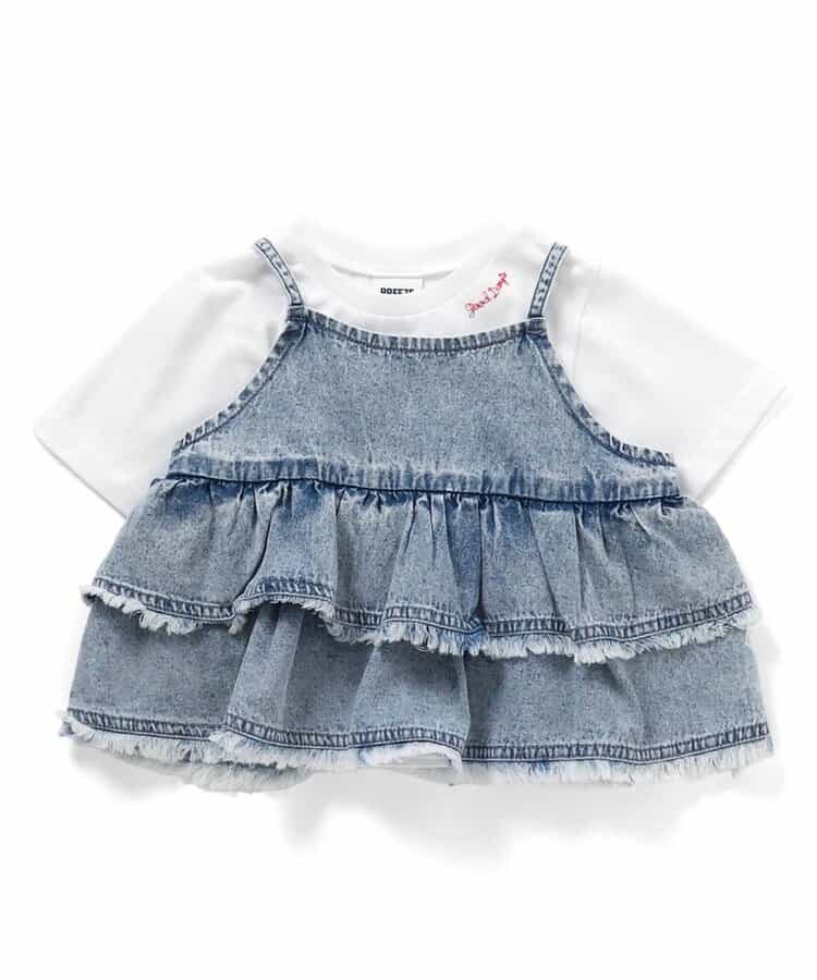 【リンク】デニムキャミ＆Tシャツ_2点セット