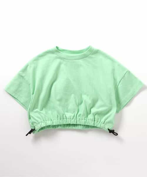 ★SALE★WEB限定 裾絞りショート丈Tシャツ