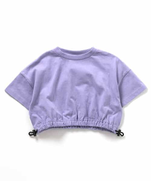 ★SALE★WEB限定 裾絞りショート丈Tシャツ