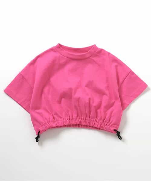 ★SALE★WEB限定 裾絞りショート丈Tシャツ