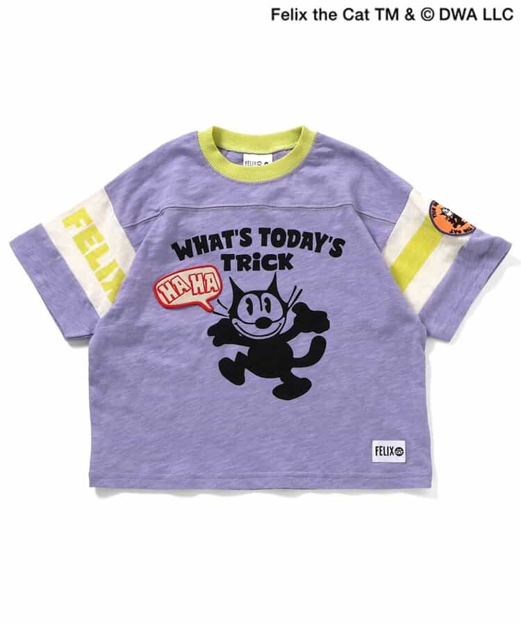 【フィリックス・ザ・キャット】 ワッペンフットボールＴシャツ