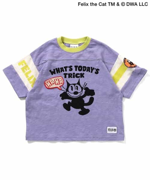 【フィリックス・ザ・キャット】 ワッペンフットボールＴシャツ