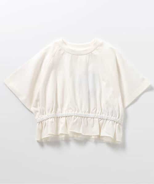 ★SALE★WEB限定 チュールフリルラグランTシャツ