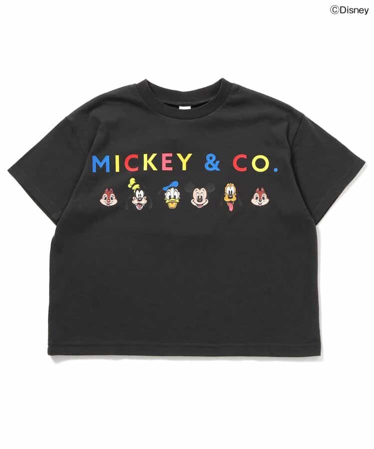 【リンク】【ディズニー】ミッキー＆フレンズ/バラエティTシャツ