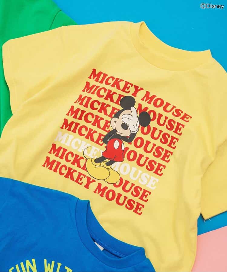 【リンク】【ディズニー】ミッキー＆フレンズ/バラエティTシャツ