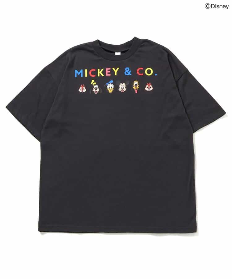 【リンク】【ディズニー】ミッキー＆フレンズ/大人Tシャツ