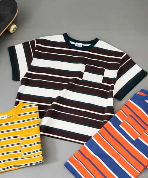 ★SALE★【B NEW JACK】マルチボーダーTシャツ