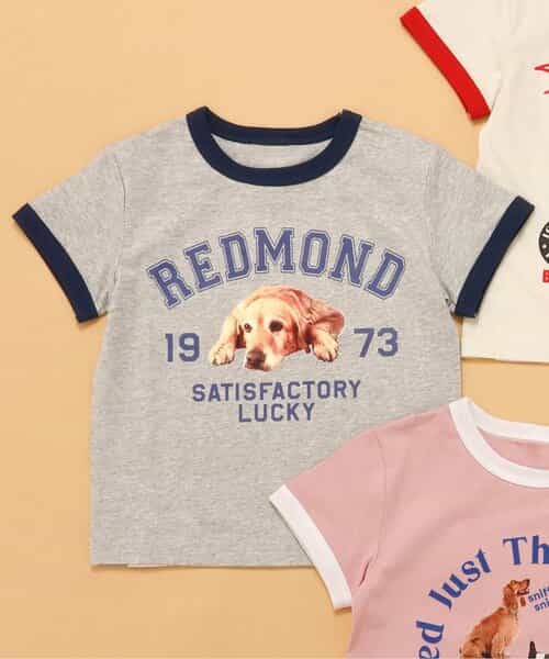 ★SALE★【リンク】wonderful　リンガーDOGカレッジTシャツ