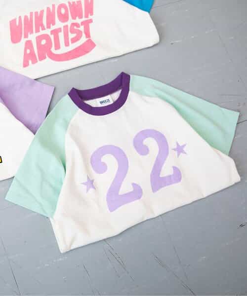 ★SALE★【I'm Jelly！】配色ラグランカラバリTシャツ