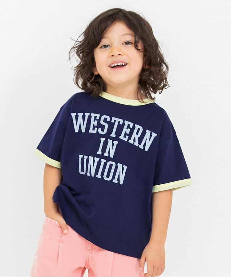 【リンク】リンガー配色3柄ロゴTシャツ