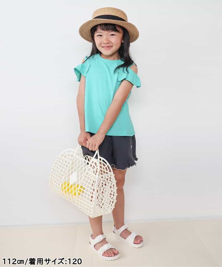 ★SALE★WEB限定   オープンショルダーフリルTシャツ_907303