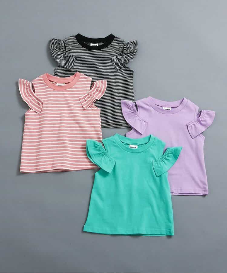 ★SALE★WEB限定   オープンショルダーフリルTシャツ_907309