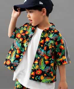 ☆SALE☆【B NEW JACK】サイドライン総柄シャツ（J209915