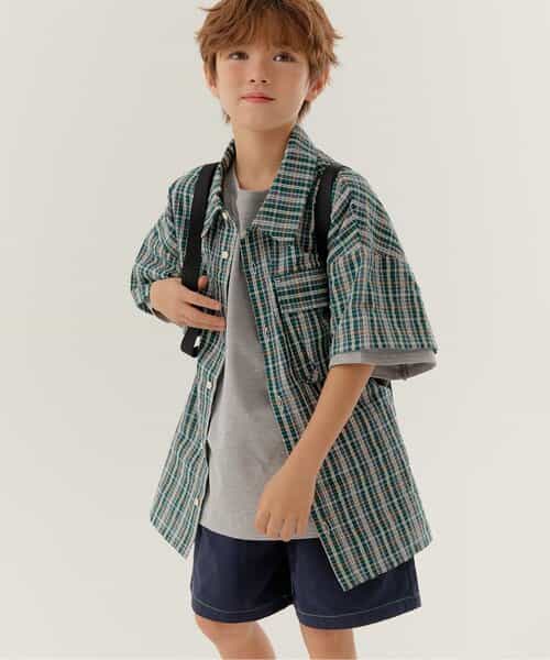 WEB限定  KUDOZ.B チェックシャツ