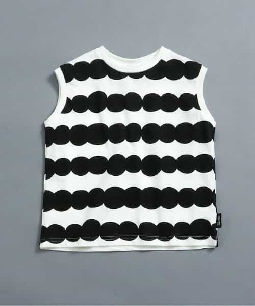 WEB限定  レトロ総柄＆ボーダータンクトップ