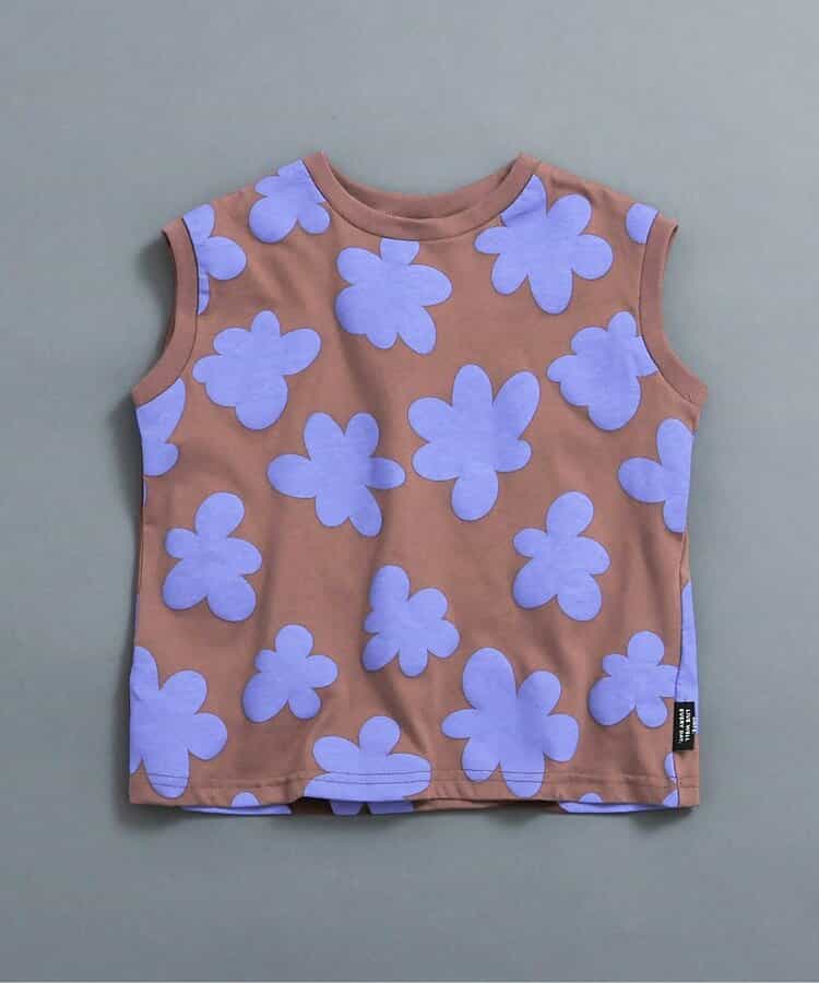 WEB限定  レトロ総柄＆ボーダータンクトップ