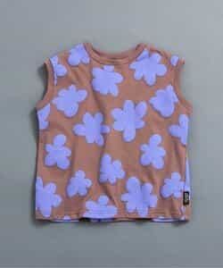 WEB限定  レトロ総柄＆ボーダータンクトップ