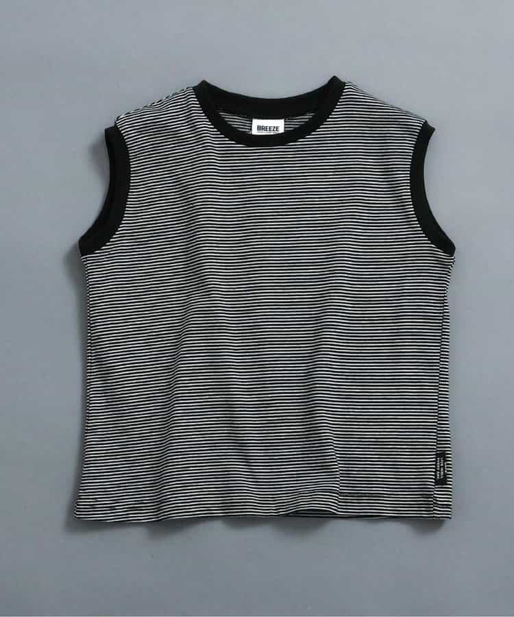 WEB限定  レトロ総柄＆ボーダータンクトップ