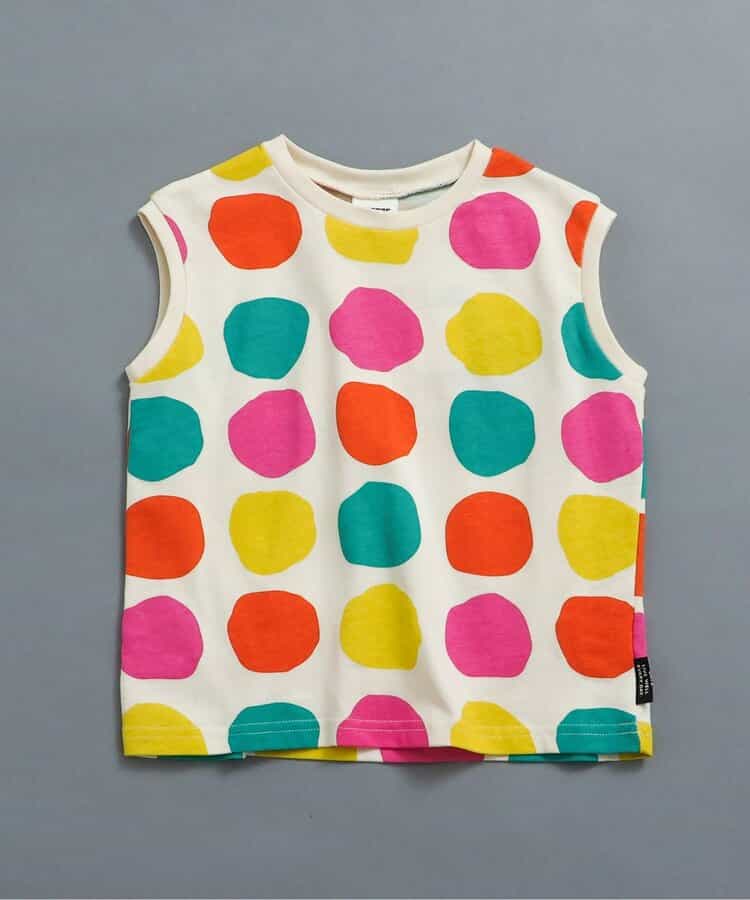 WEB限定  レトロ総柄＆ボーダータンクトップ