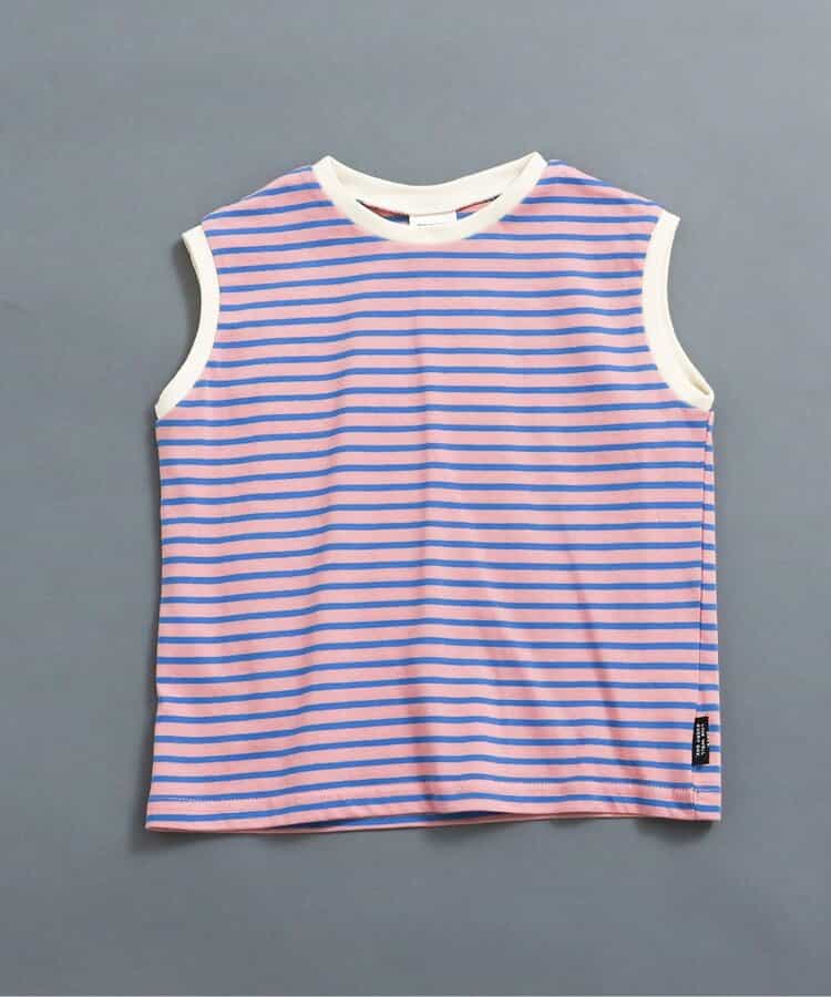 WEB限定  レトロ総柄＆ボーダータンクトップ