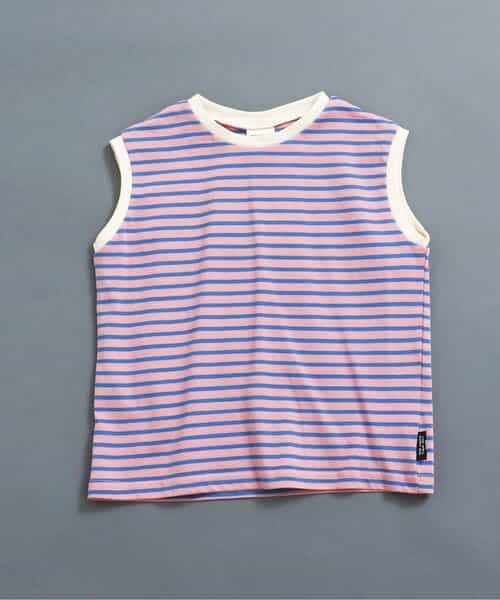 WEB限定  レトロ総柄＆ボーダータンクトップ