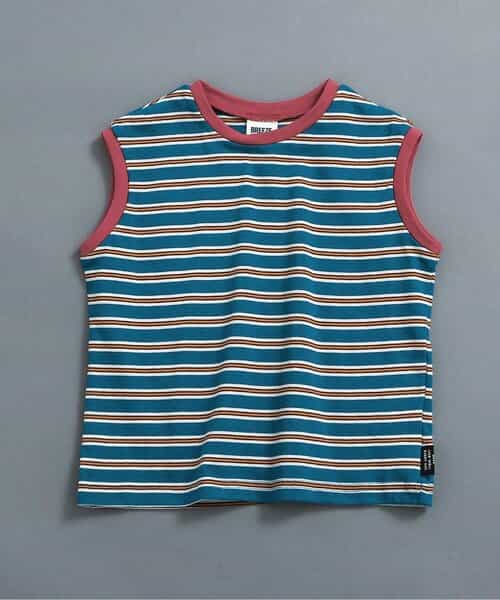 WEB限定  レトロ総柄＆ボーダータンクトップ