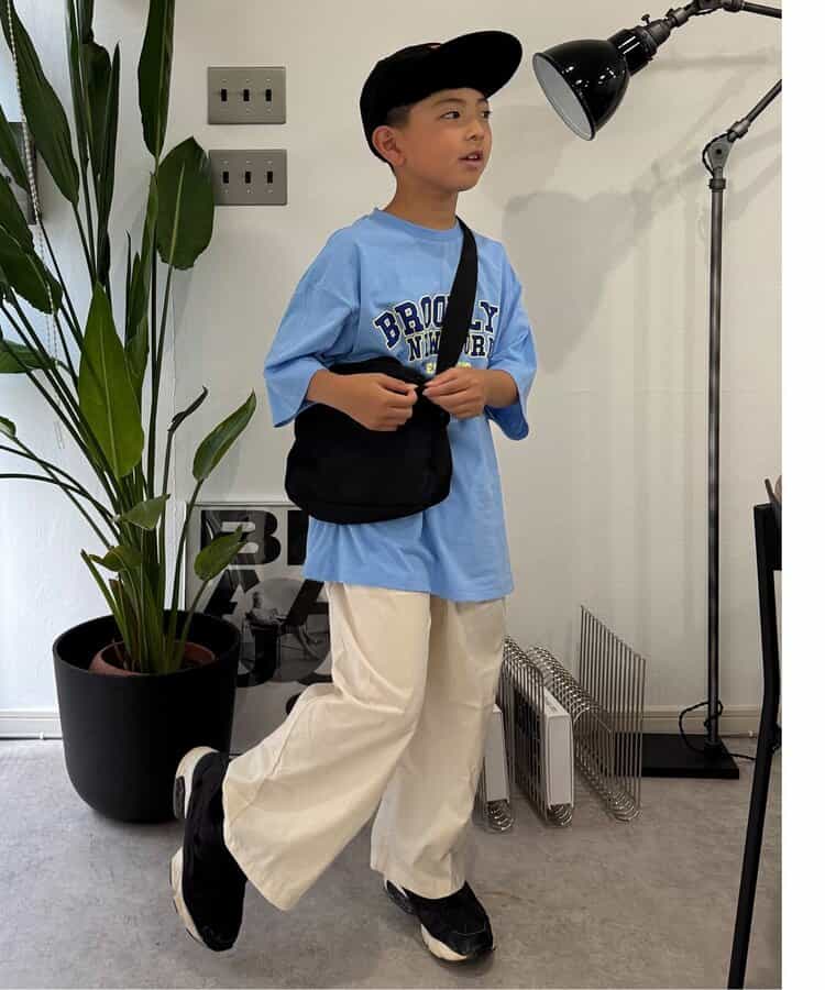 ★タイムセール★WEB限定  ゆるカレッジワイドシルエットセットアップ_ワンマイル_911251