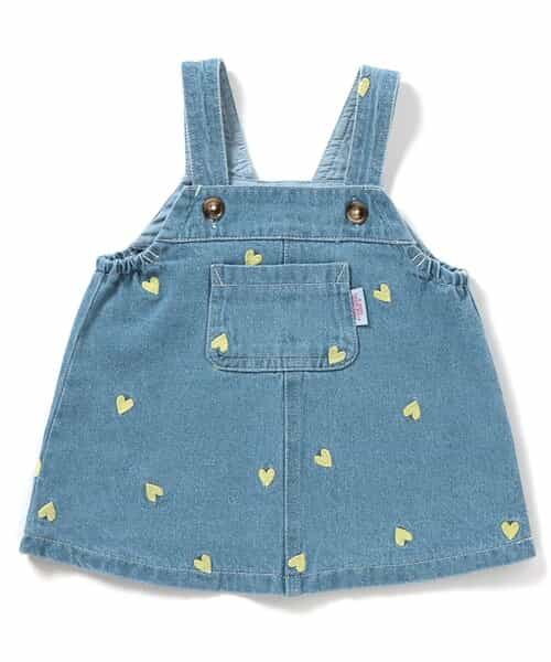 Bpop 総柄刺繍ジャンスカ