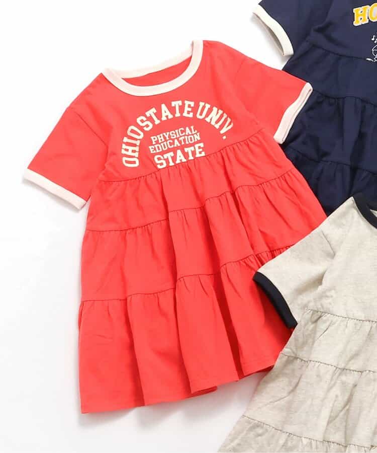 ★SALE★【リンク】3色3柄カレッジティアードワンピース