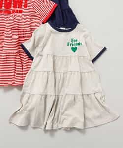 【リンク】リンガー配色3柄ロゴワンピース