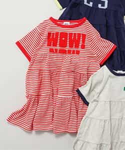 【リンク】リンガー配色3柄ロゴワンピース