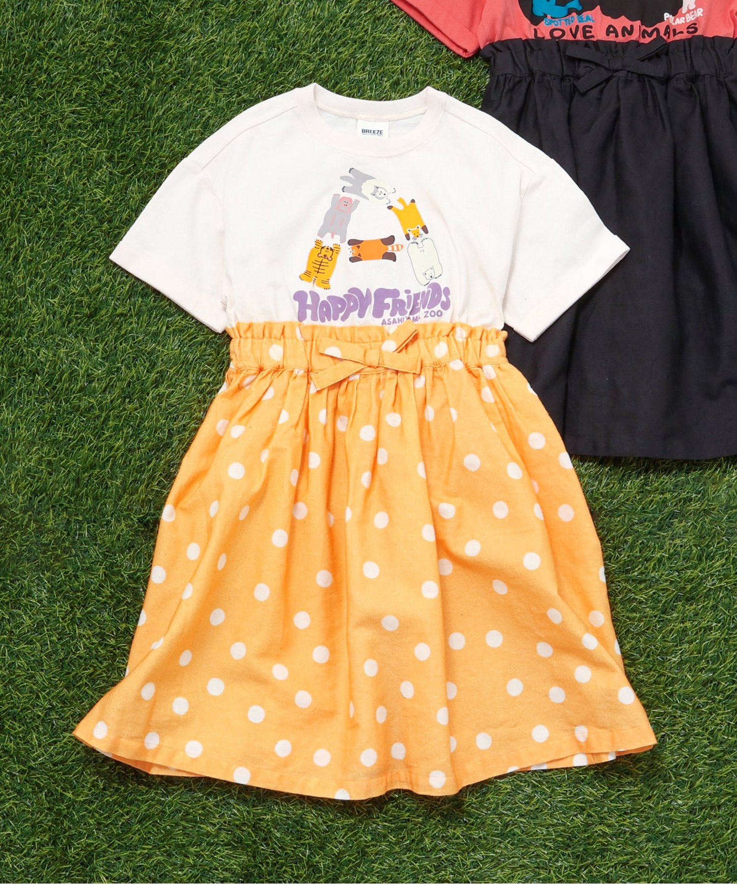 リンク】BREEZY CATS イラストTシャツワンピース（J217956）|BREEZE