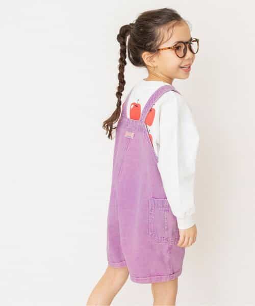 デニムサロペット  ショート丈