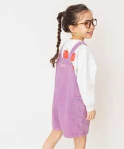 デニムサロペット  ショート丈