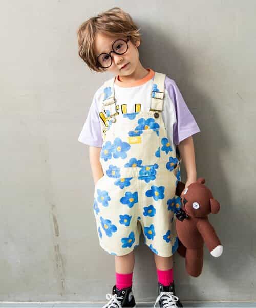 I'm Jelly！】総柄ショートサロペット（J219905）|BREEZE
