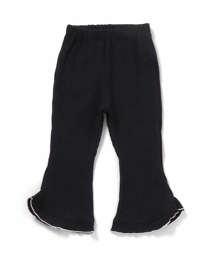 【リンク】メロウリブフレアパンツ  10分丈