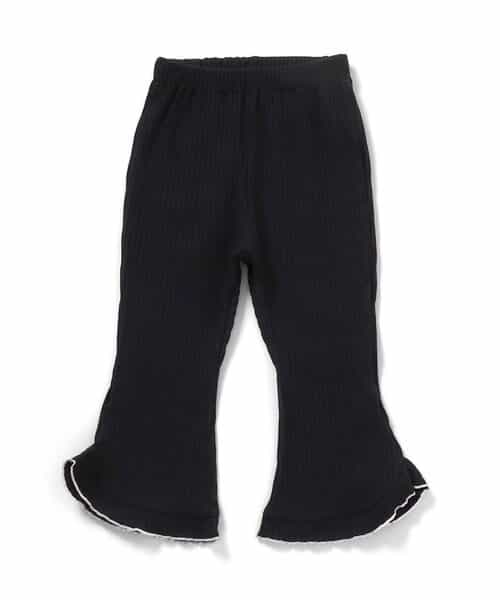 【リンク】メロウリブフレアパンツ  10分丈