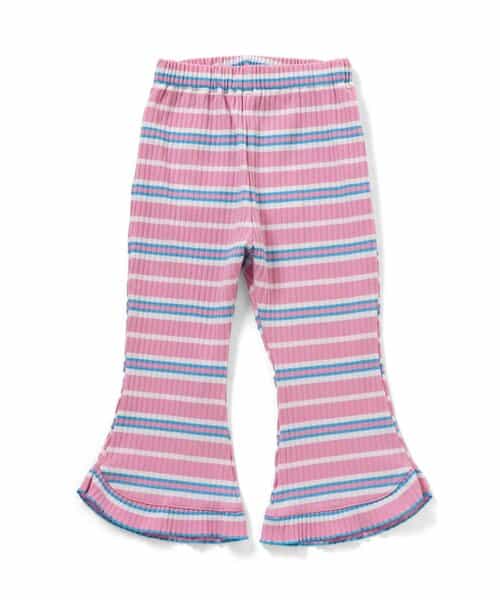 【リンク】メロウリブフレアパンツ  10分丈