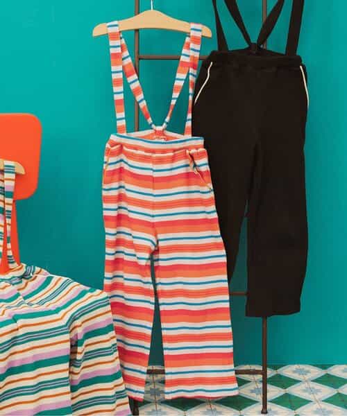 ★SALE★【リンク】ワッフルサス付き長パンツ  10分丈