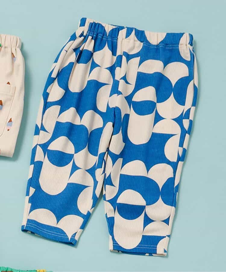 DAISUKI総柄パンツ/ライト  7分丈