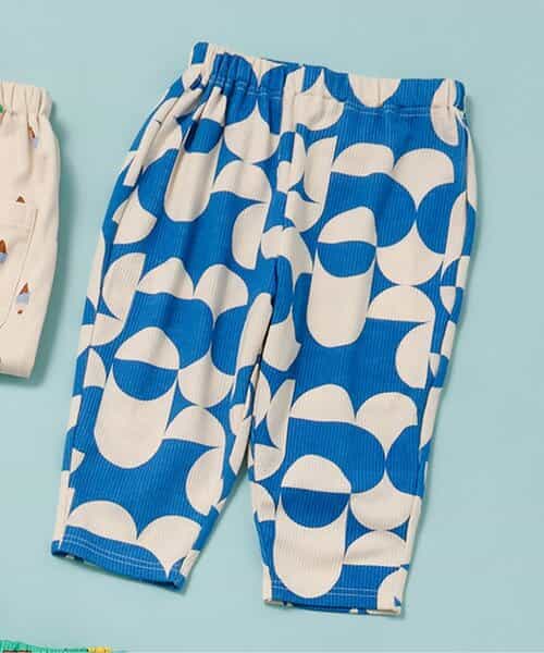 DAISUKI総柄パンツ/ライト  7分丈