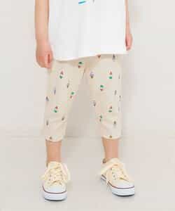 ☆4/28(火)お昼12:59まで3点10％OFF☆DAISUKI総柄パンツ/ライト  7分丈